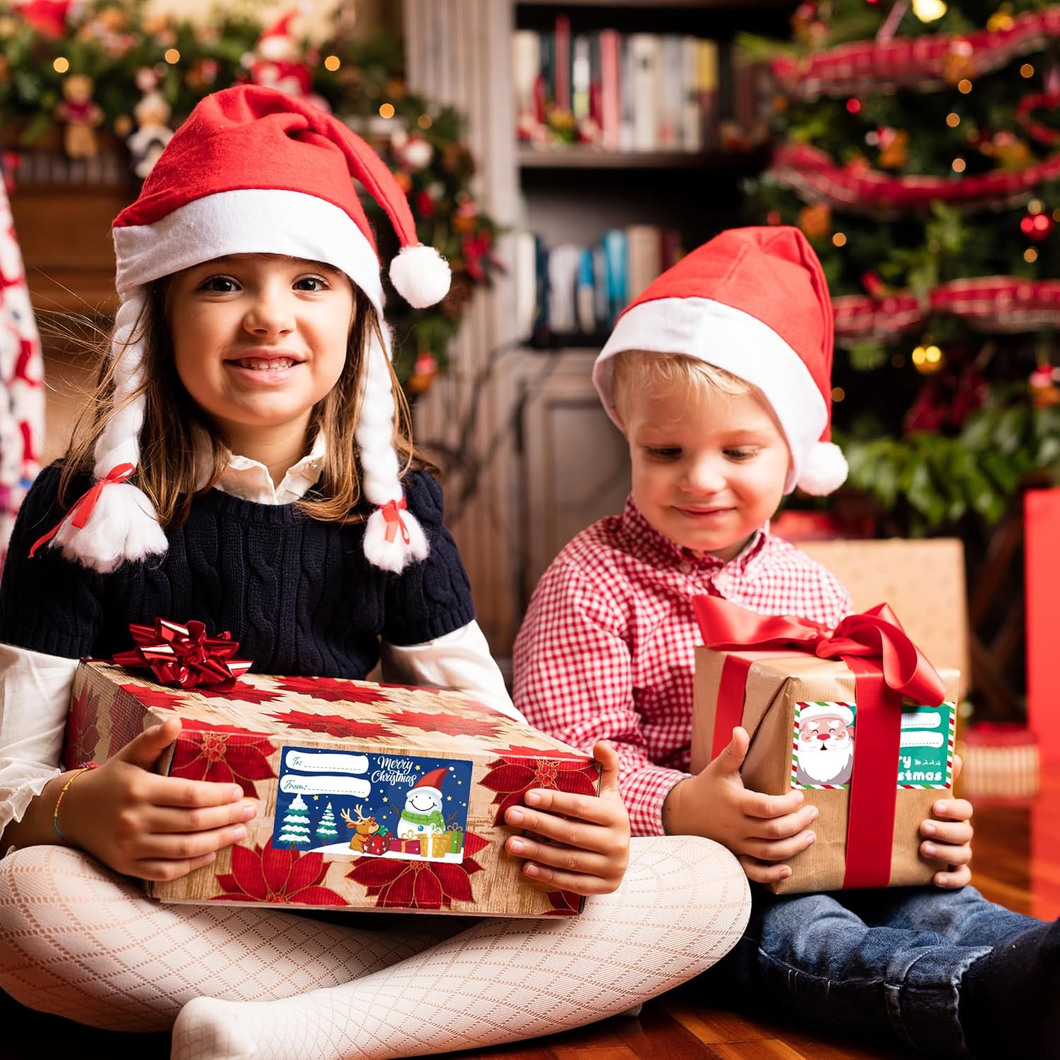 500 PCS Christmas Gift Tags - Gift Tags for Christmas Presents