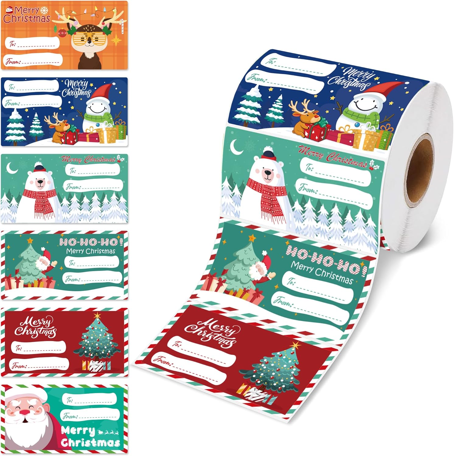 500 PCS Christmas Gift Tags - Gift Tags for Christmas Presents